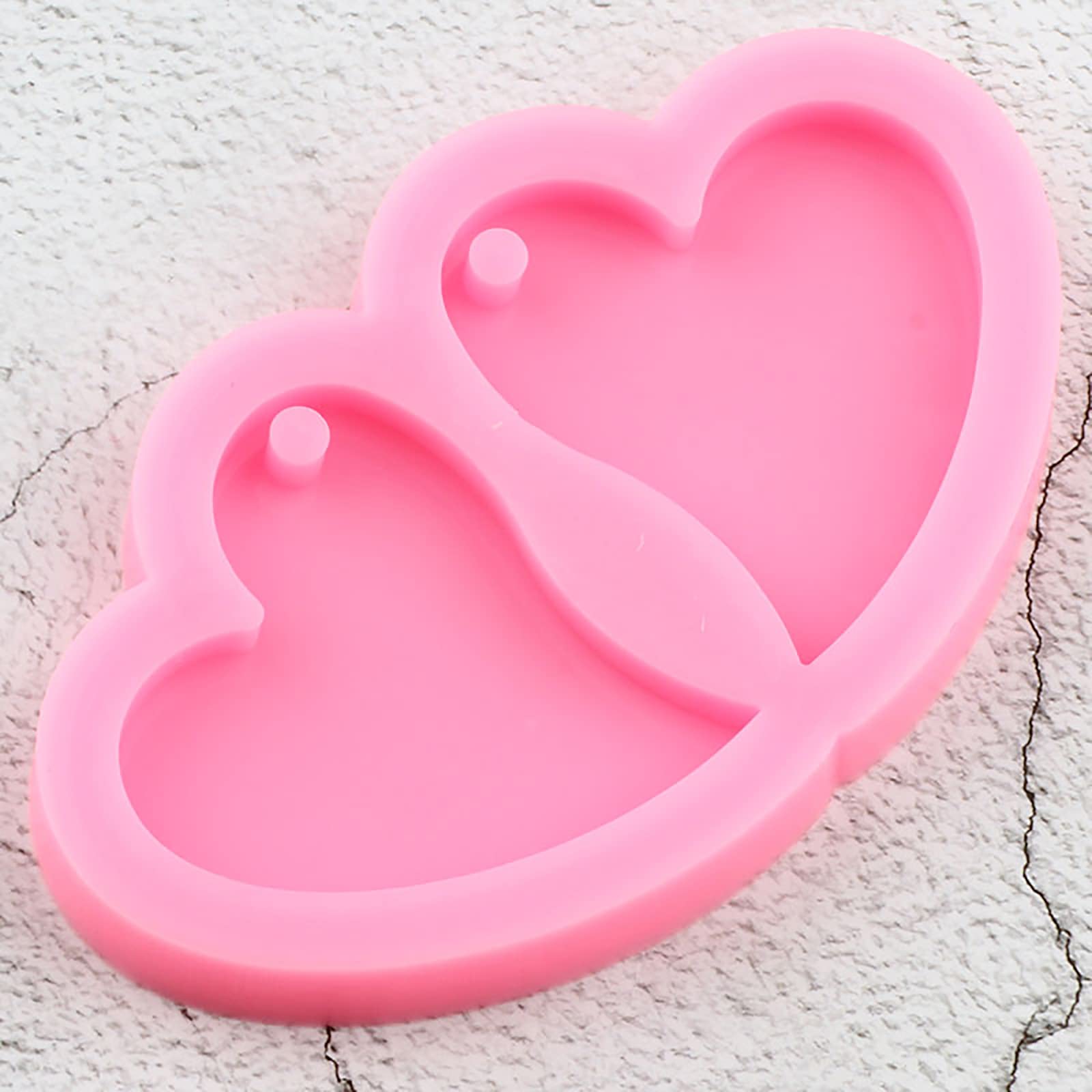 2 Pack Heart Shape Silicone Earring Molds for DIY Epoxy Jewelry Making - Resin Molds for Handmade Earrings, Fashion Accessories, and Craft Projects - Perfect for Gifts, Parties, and Creative DIY Enthusiasts