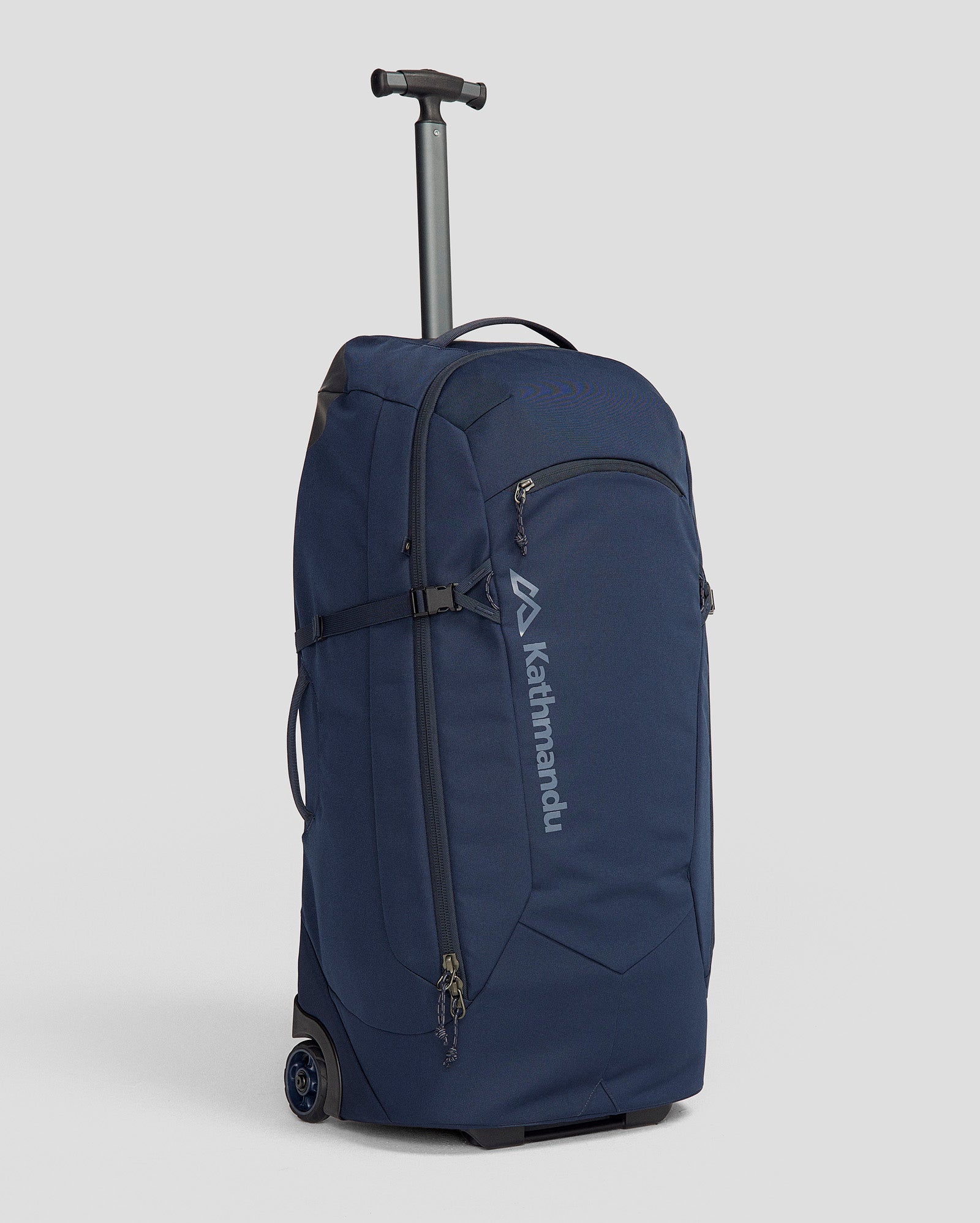 Hybrid Trolley v5 70L Travel Backpack - Pure Navy Blue for Outdoor Adventures, Business Trips & Weekend Getaways