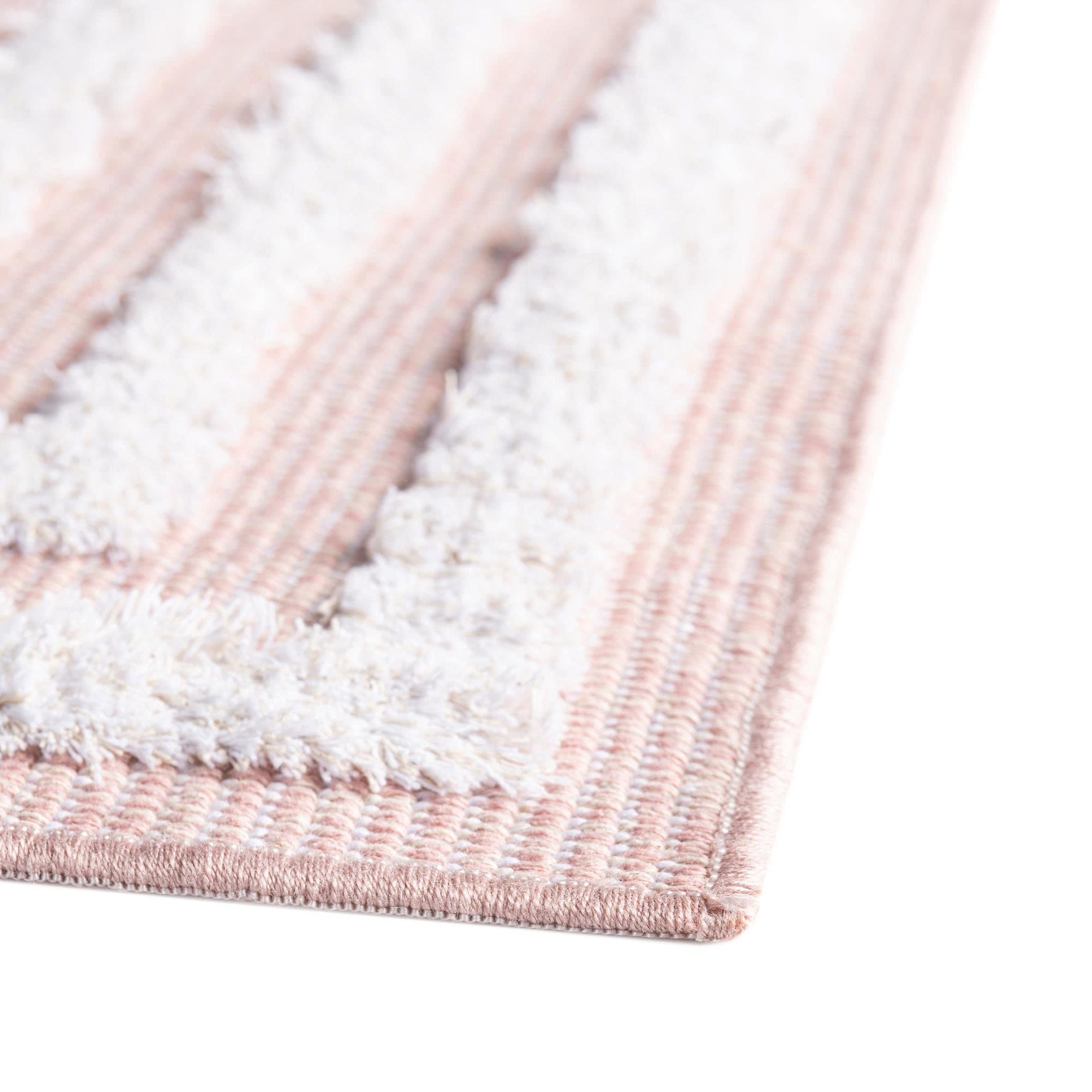 Sabrina Soto Casa Collection 12 Ft Runner Rug - Soft Pink Hallway & Entryway Runner - Perfect for High Traffic Areas, Living Rooms & Bedrooms