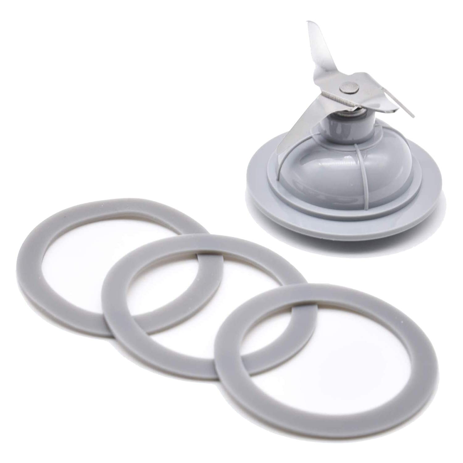 BL9000 Blender Blade Replacement with 3 Rubber Seal Gaskets - Compatible with BL1900, BL4900, BL3900, BL5000, BL5900, BL6000 Blenders - Perfect for Smoothies, Juicing & Food Prep
