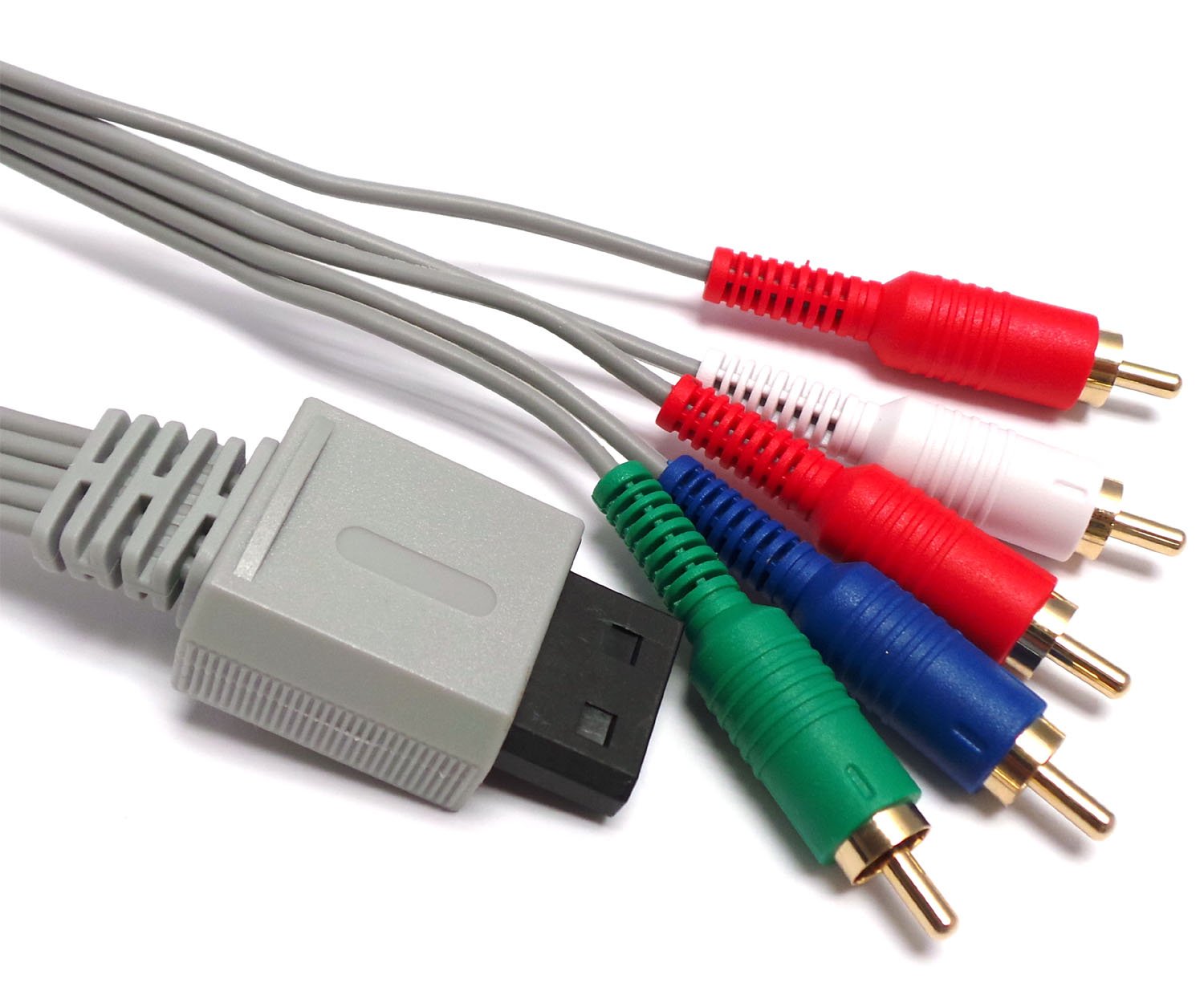 Premium Nintendo Wii & Wii U Component HDTV AV Cable - High Definition Video Audio Cable for Enhanced Gaming Experience - Perfect for Home Entertainment & Retro Gaming Setup (Bulk Packaging)