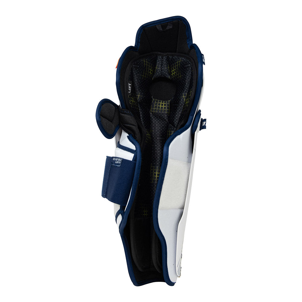 CCM Tacks Vector Premier 2024 Junior Ice Hockey Shin Guards - Protective Gear for Youth Hockey Players - Perfect for Practice & Games