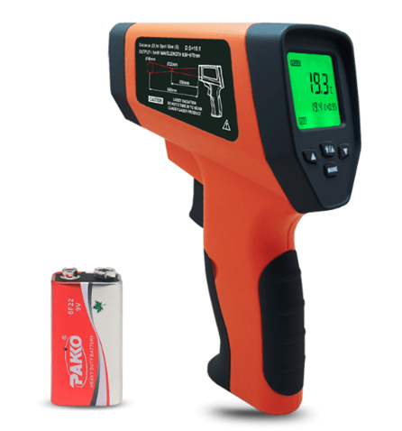 INK IFT03 Infrared Thermometer - Non-Contact Digital Temperature Gun for Adults, Kids & Pets - Perfect for Home, Kitchen, Baby Care & Industrial Use