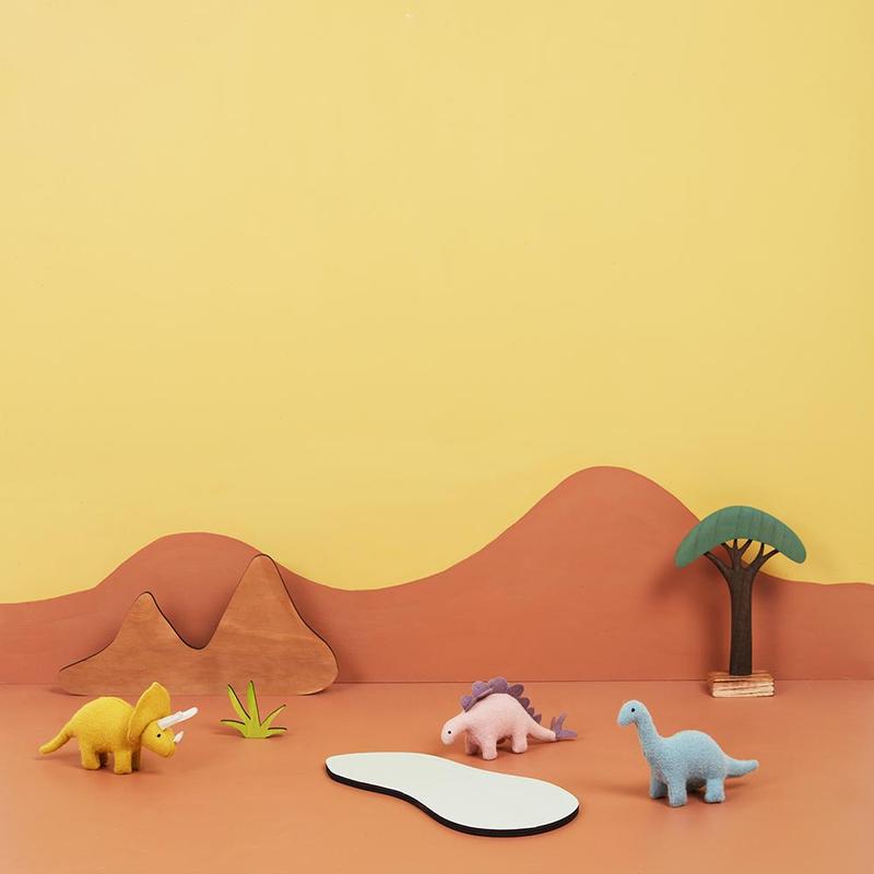 Holdie Folk Dinosaurs - Cute Dinosaur Plush Toys for Kids, Perfect for Playtime, Gifts, and Nursery Decor