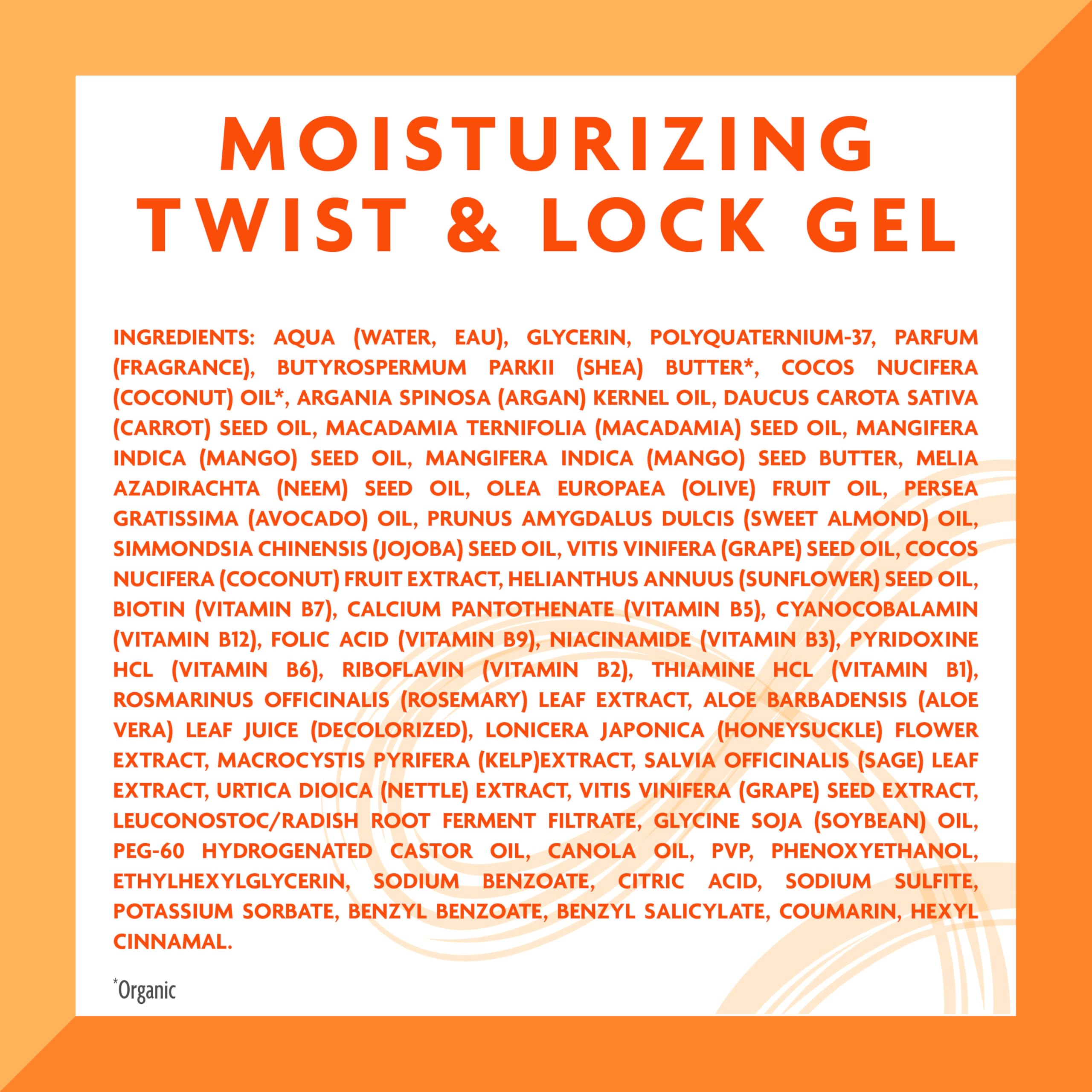 **Cantu Shea Butter Twist & Lock Gel for Natural Hair - 13 oz Moisturizing Styling Gel (Packaging May Vary) | Perfect for Twist Outs, Braids & Curl Definition**