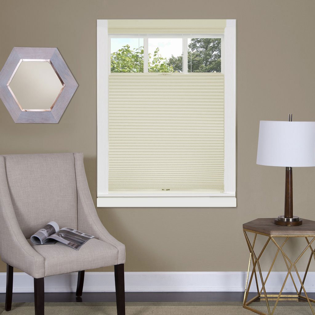 Cordless Cellular Shades - Top Down Bottom Up Honeycomb Blinds 3/8