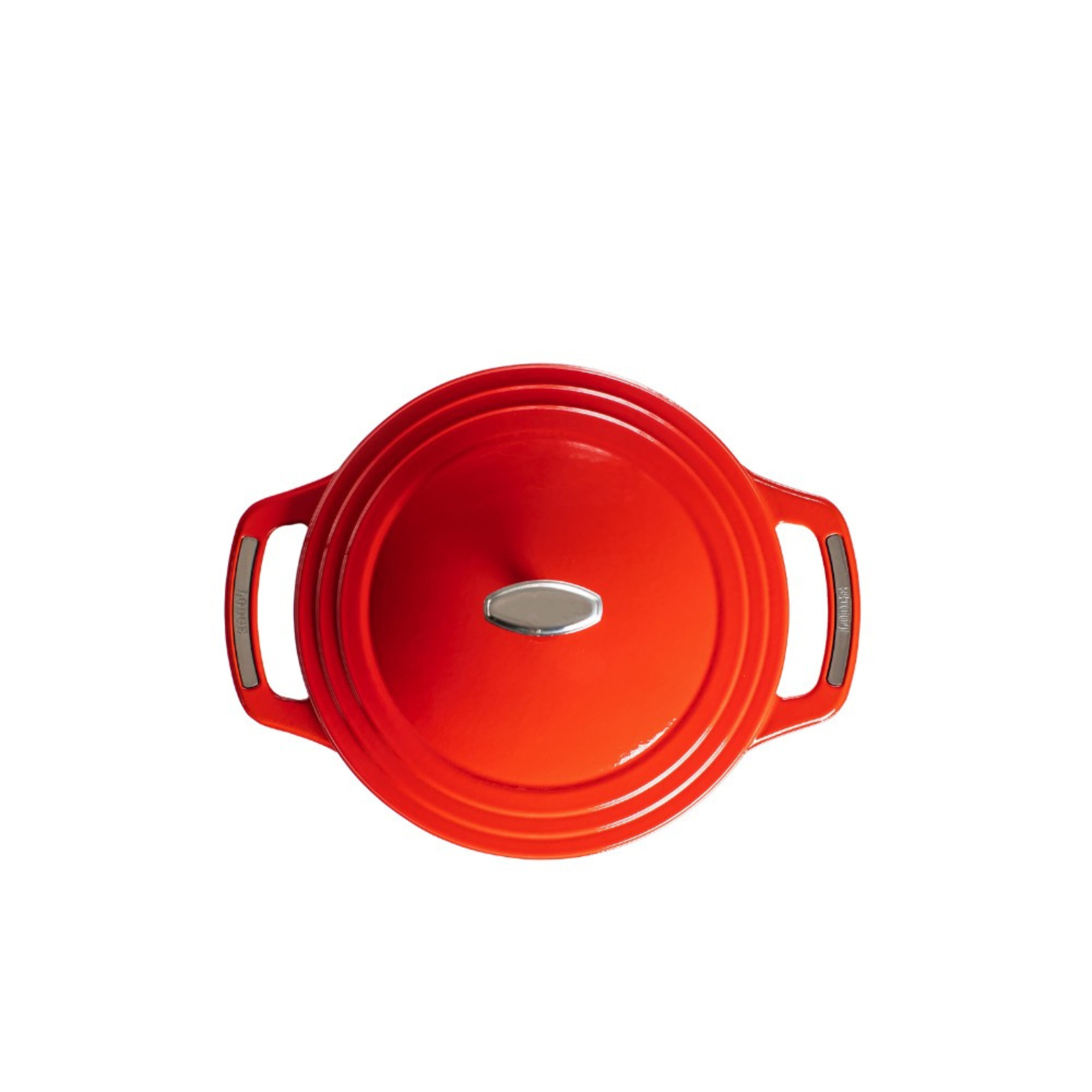 Premium 4.25L Enamel Dutch Oven with Cherry Red Finish - Perfect for Baking, Braising & Slow Cooking - USA Made Cast Iron Cookware for Home Chefs