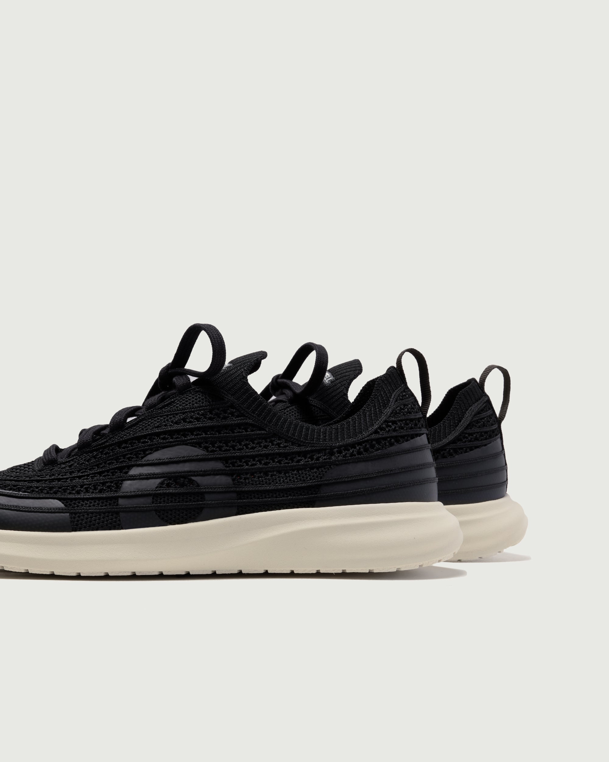 Form 1 Black Men's Running Shoes - Lightweight Athletic Sneakers for Jogging, Gym Workouts & Casual Wear