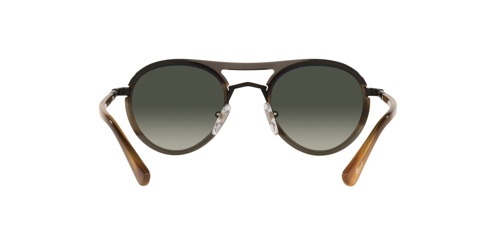 Persol PO2485S Round Polarized Sunglasses for Men & Women - Classic Retro Style UV Protection Shades for Driving, Travel & Outdoor Activities