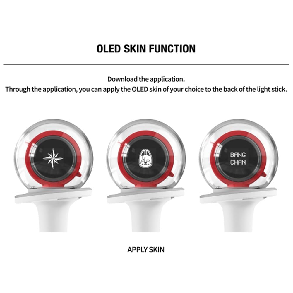 Stray Kids Official Lightstick Ver 2 - Kpop Merch & Concert Accessories | Perfect for Kpop Concerts, Fan Meetings & Collection Display