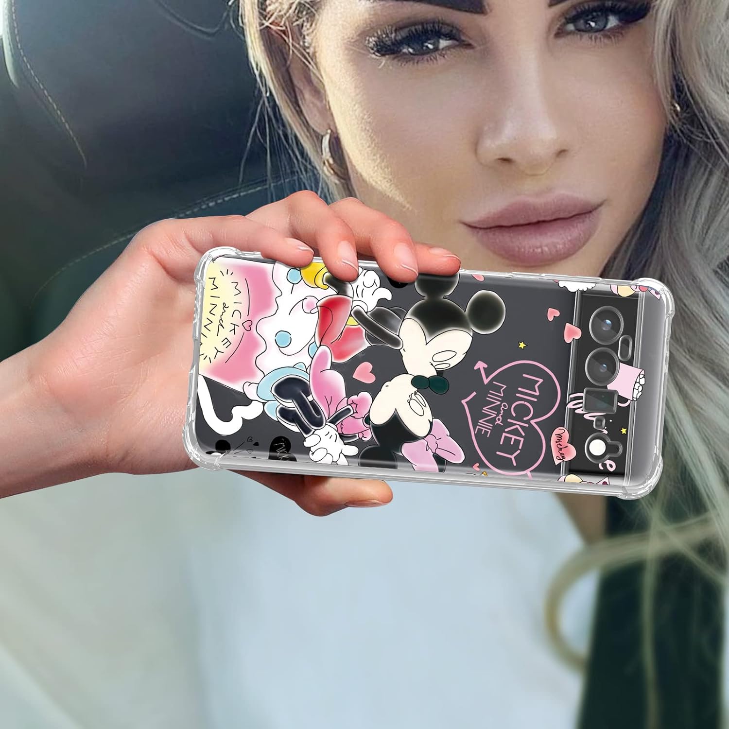 Cute Cartoon Kawaii Character Google Pixel 6 Pro Case - Funny Unique Design Soft TPU Phone Cover for Women Girls Kids - Perfect for Daily Use, School & Travel Protection