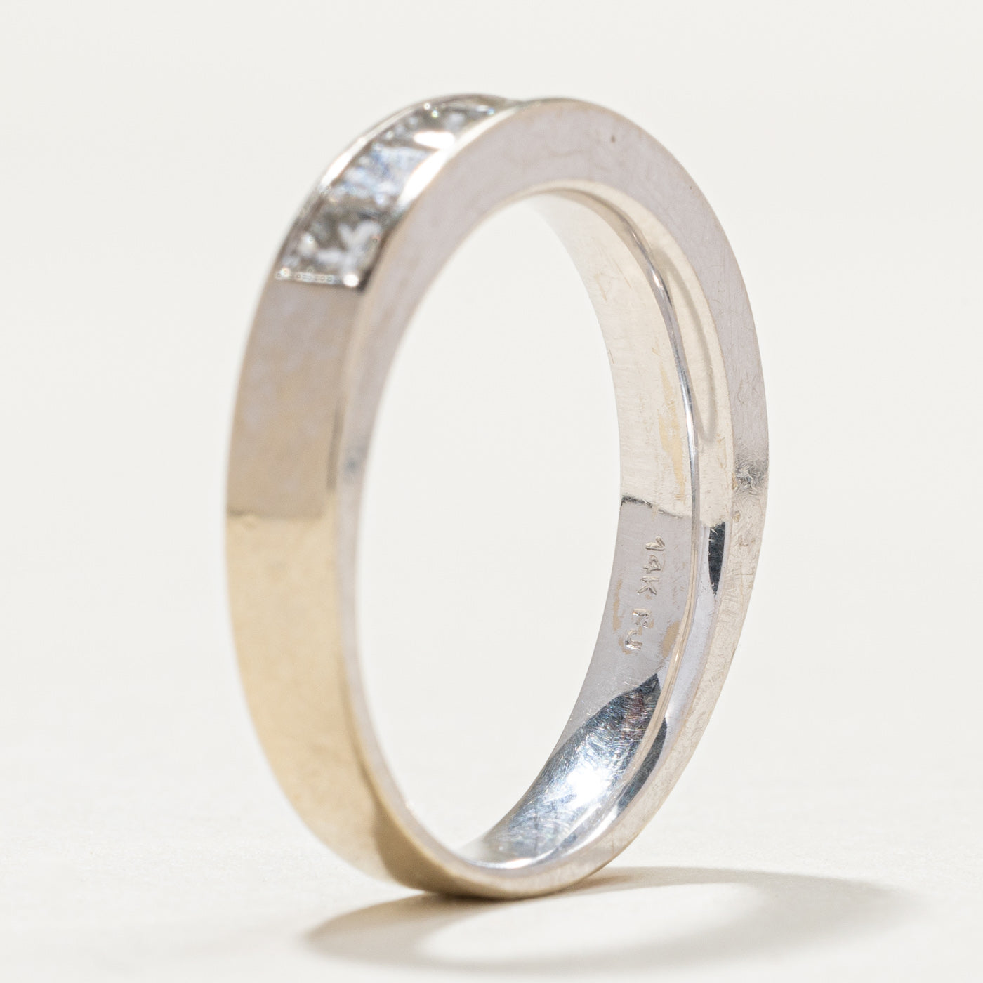 1.10ctw Princess Cut Diamond Eternity Ring | Size 6.25 | Wedding, Engagement, Anniversary Gift for Her | Perfect for Proposals & Special Occasions