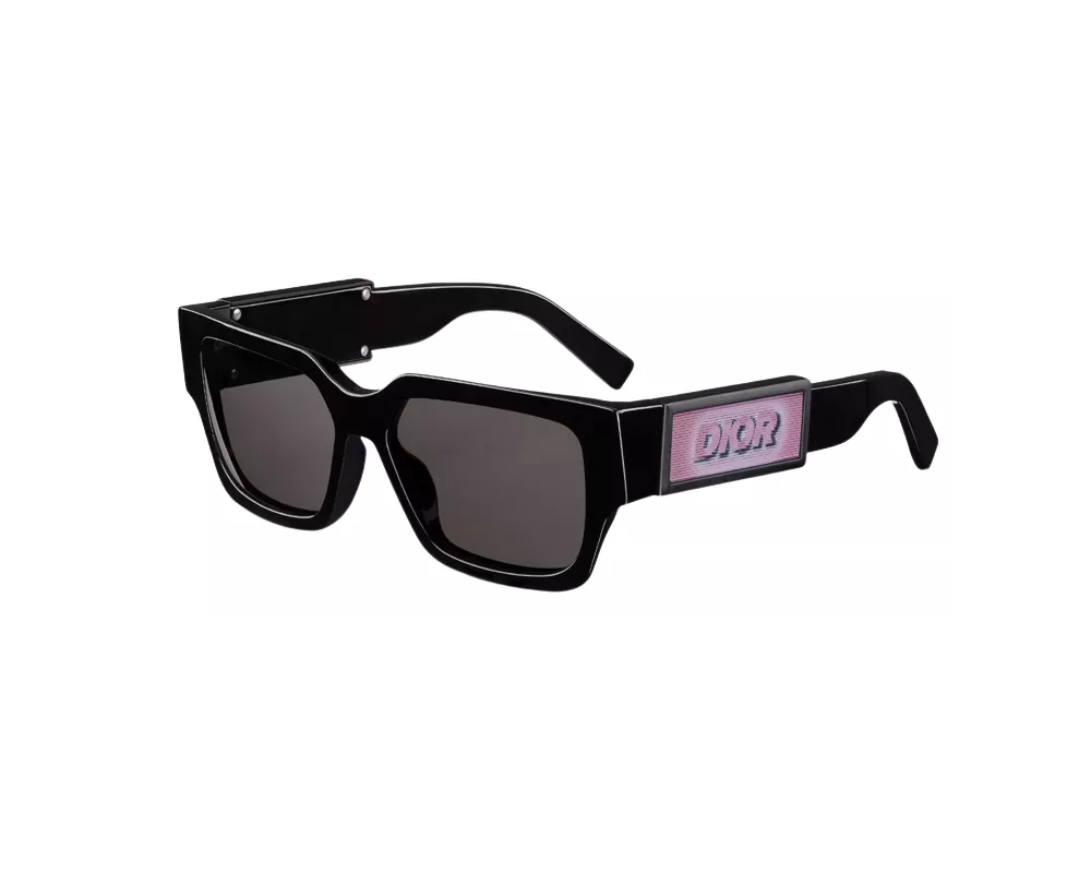Dior CD SU Sunglasses - Black Pink Holographic Frame UV Protection Luxury Designer Shades for Women & Men | Perfect for Summer, Beach, Fashion Outfits & Outdoor Activities
