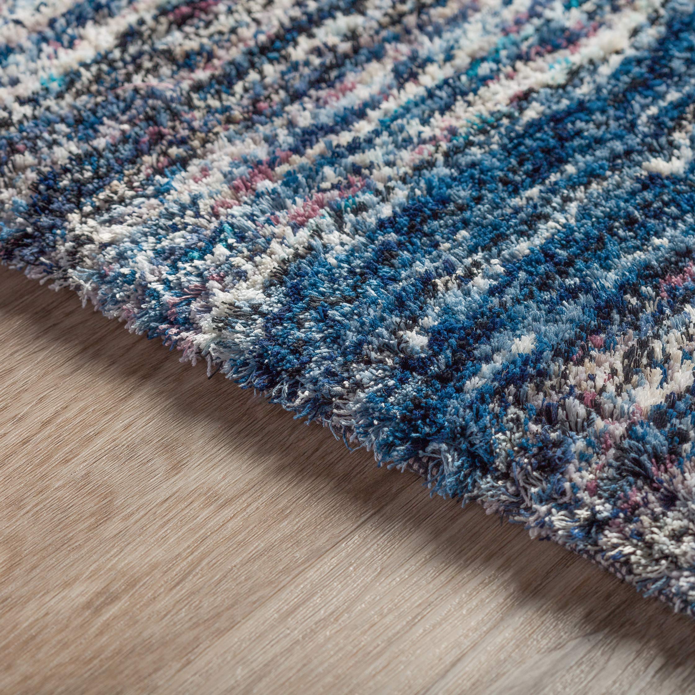 Addison Rugs SANIBEL31 Navy Blue 8'X10' Area Rug - Soft & Durable for Living Room, Bedroom, or Office Decor