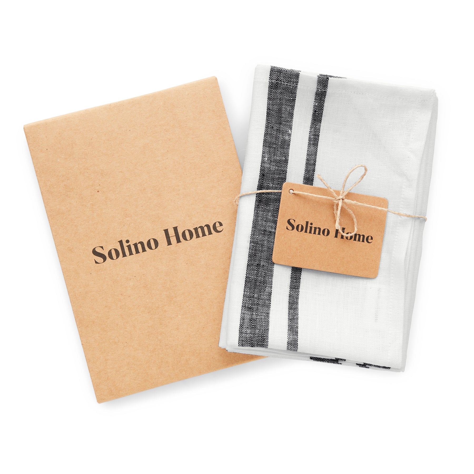 French Striped Kitchen Towels Set of 2 - Absorbent & Durable Cotton Dish Towels for Drying Dishes, Cleaning Countertops & Kitchen Decor - Perfect for French Country or Farmhouse Style Kitchens