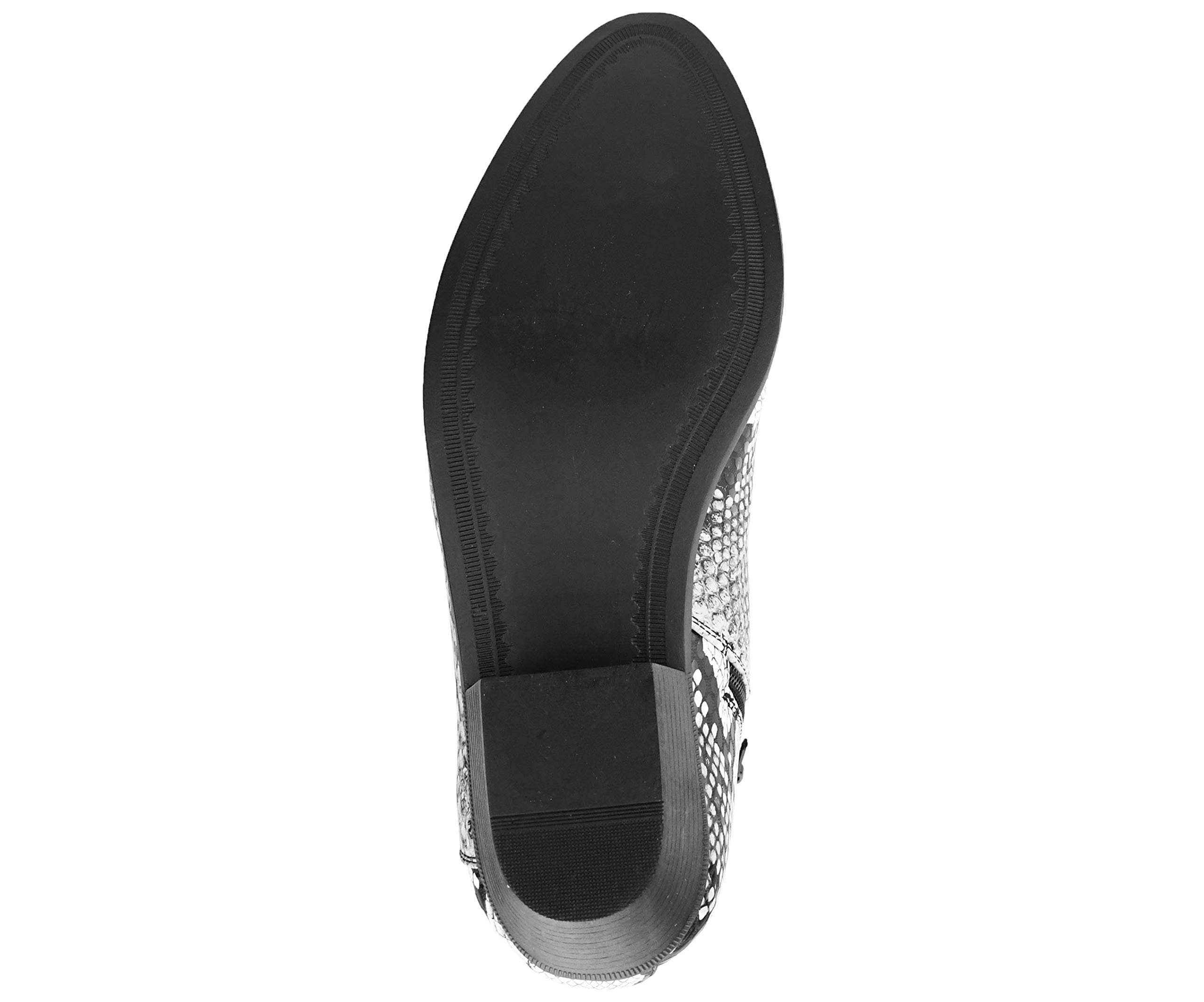 Bolano Adder Men's Fashion Boots - Realistic Snake Print Dress Ankle Boots with Easy Zipper Slip-On | Perfect for Casual Outfits, Office Wear & Night Out