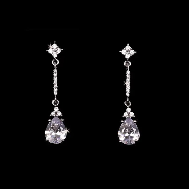 E2169 Rhinestone Earrings for Women - Sparkling Crystal Stud Earrings for Daily Wear, Parties & Special Occasions