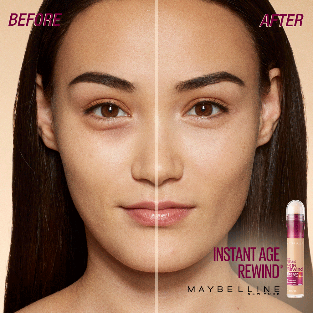 Maybelline Instant Age Rewind Concealer - Anti-Aging Under Eye Brightener & Dark Circle Corrector - For Smooth, Youthful-Looking Skin - Perfect for Daily Makeup & Special Occasions
