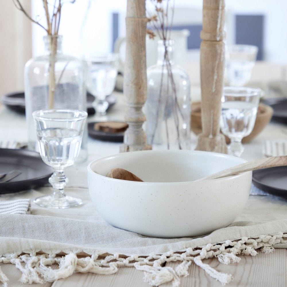 Casafina Pacifica Serving Bowl - Durable Ceramic Dish for Salads, Pasta & Snacks - Multiple Colors - Perfect for Dining, Entertaining & Family Gatherings