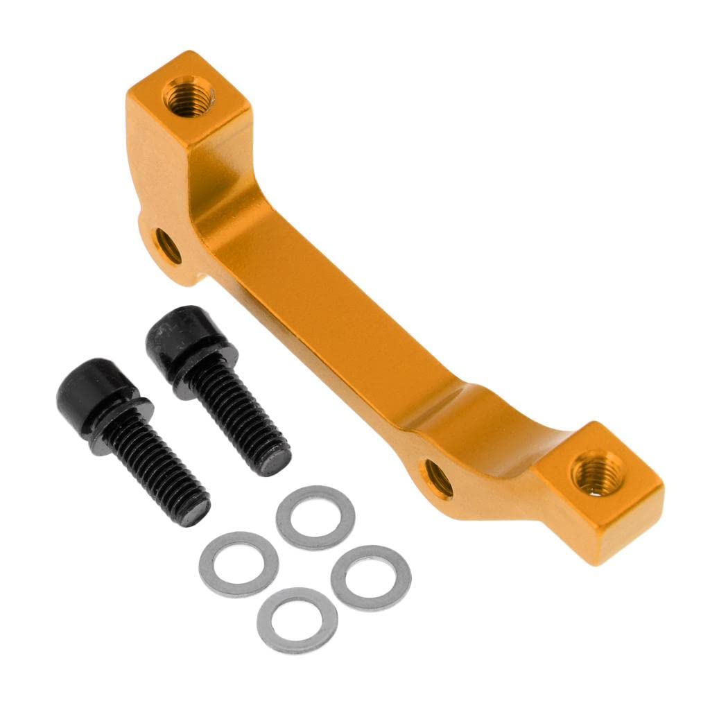 LoveinDIY Aluminum Bike Disc Brake Mount Adaptor Kit - PM to IS 203mm Caliper Conversion - Perfect for Mountain Bikes & Road Bikes Upgrades
