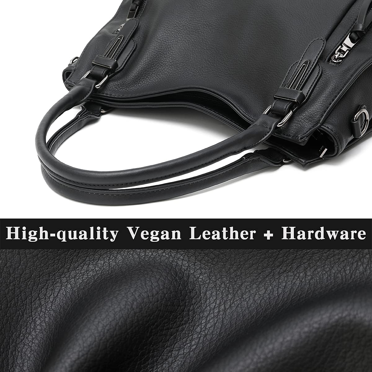 Stylish Hobo Bags for Women - Faux Leather Boho Shoulder Bag & Crossbody Purse - Perfect for Work, Travel & Everyday Use