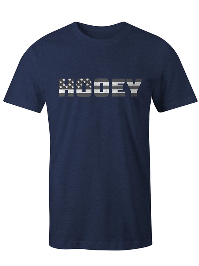 Hooey HT1507NV Youth Patriot Crew Neck T-Shirt - Navy Blue Patriotic Tee for Boys & Girls - Perfect for 4th of July, Memorial Day & School Spirit Events