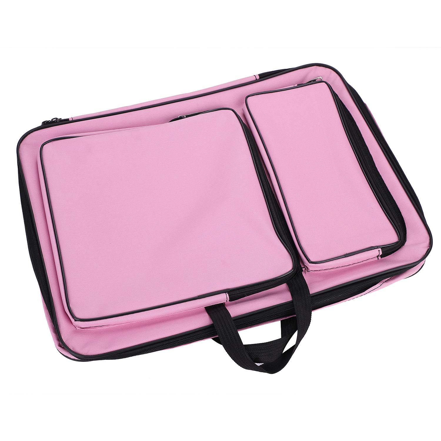 A3 Art Portfolio Carry Case - Adjustable Waterproof Artist Tote Bag with Zipper, Portable Drawing Board Storage for Sketching, Painting & School Projects - Perfect for Artists, Students & Professionals