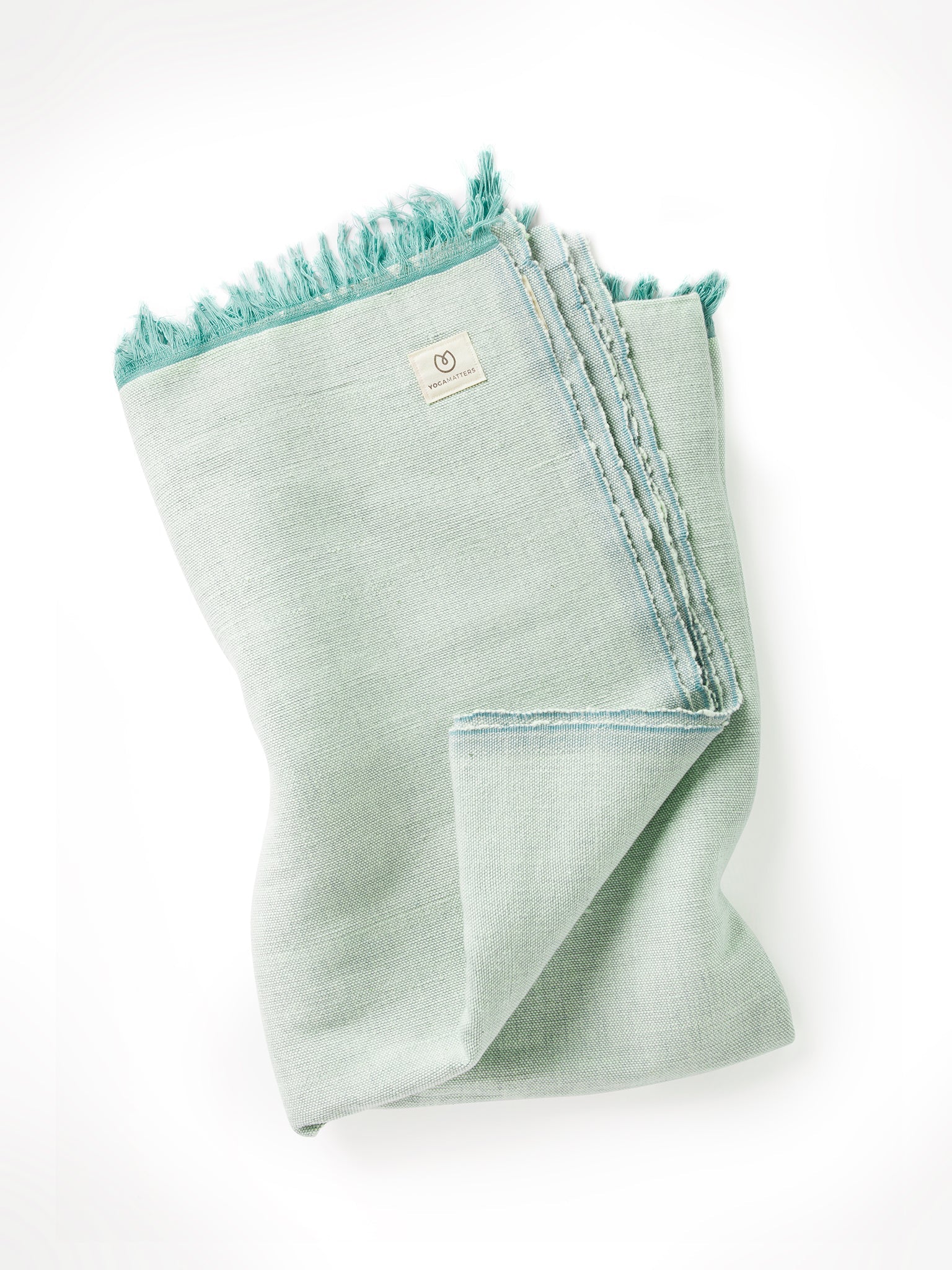 Organic Cotton Chambray Yoga Blanket - Set of 15 Premium Yoga Blankets for Studios & Home Practice - Eco-Friendly Meditation & Relaxation Accessories