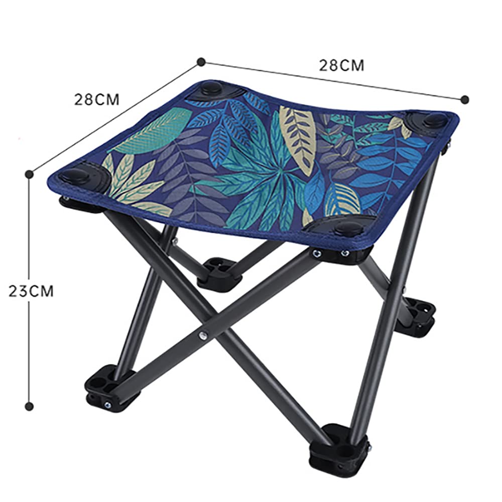 Portable Folding Camping Chair with Stool - Lightweight Outdoor Chair for Travel, Fishing, Hiking, Gardening, Picnic, Beach & Camping (12