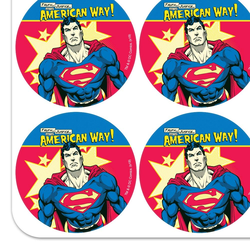 Superman The American Way Planner Stickers - Scrapbooking, Journaling, Bullet Journal & Crafting Supplies for DIY Projects & Creative Planning