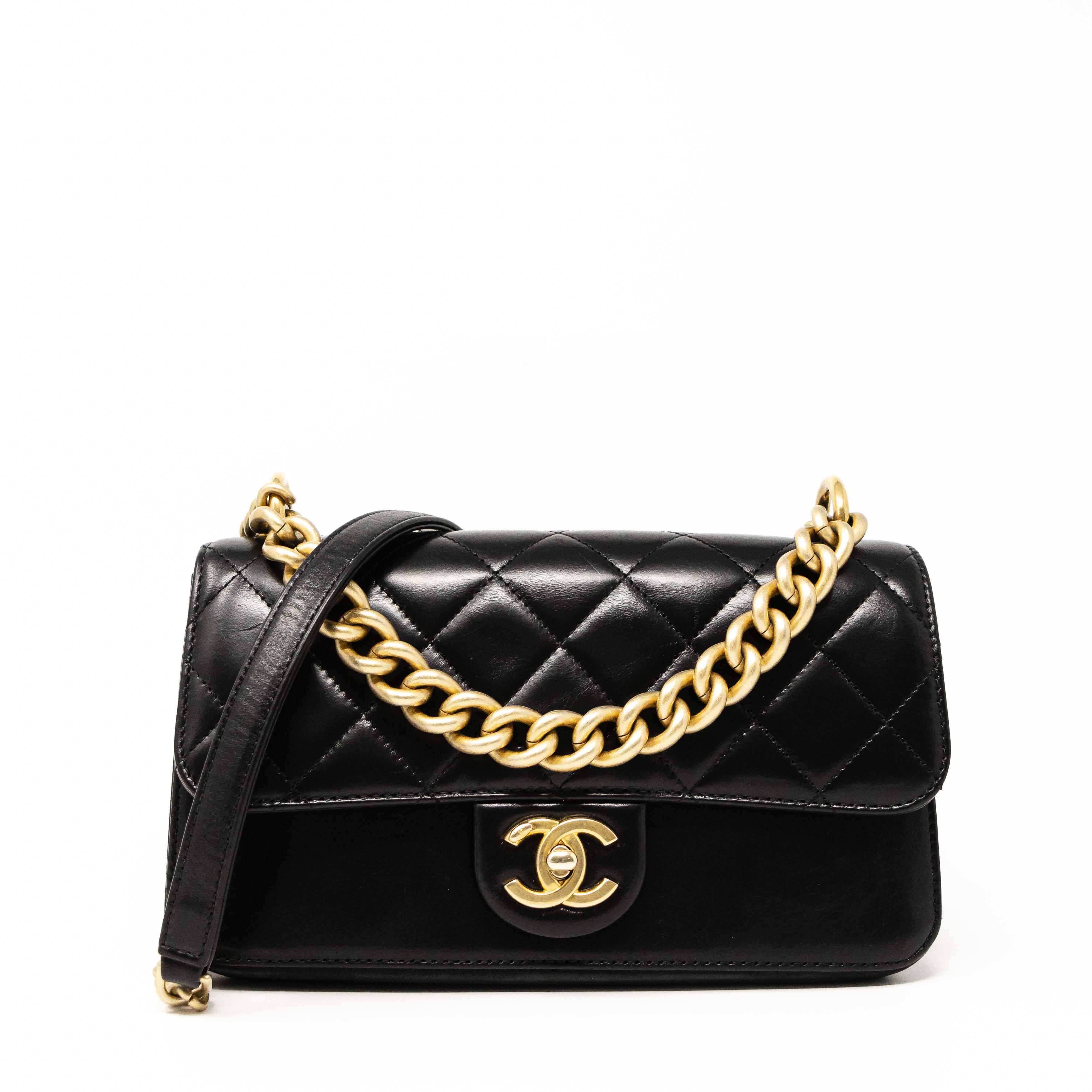 Chanel Black Quilted Leather Classic Flap Bag for Women - Elegant Shoulder Bag for Work, Party & Evening Events