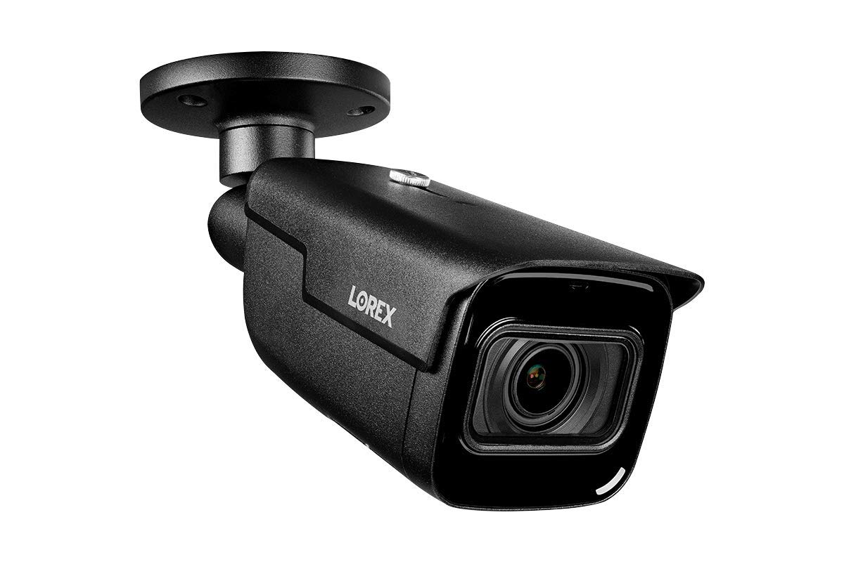 Lorex 4K 32-Channel Night Vision NVR Security System with 3 Smart IP Optical Zoom Cameras - 30FPS Real-Time Recording (16TB HDD, Black) for Home & Business Surveillance