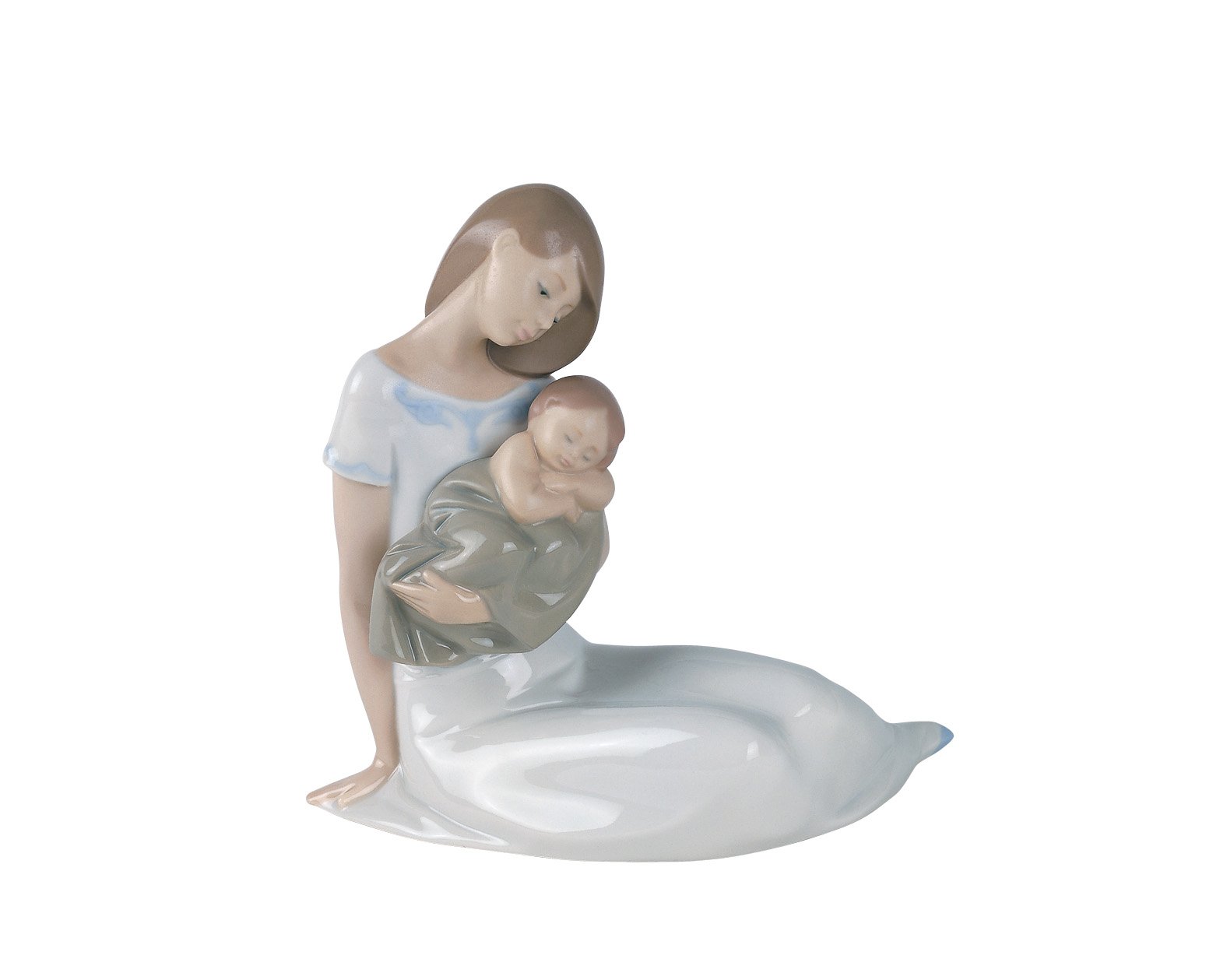 NAO Light of My Days Boy Porcelain Mother Figurine - Perfect for Mother's Day Gifts, Home Decor & Collectibles