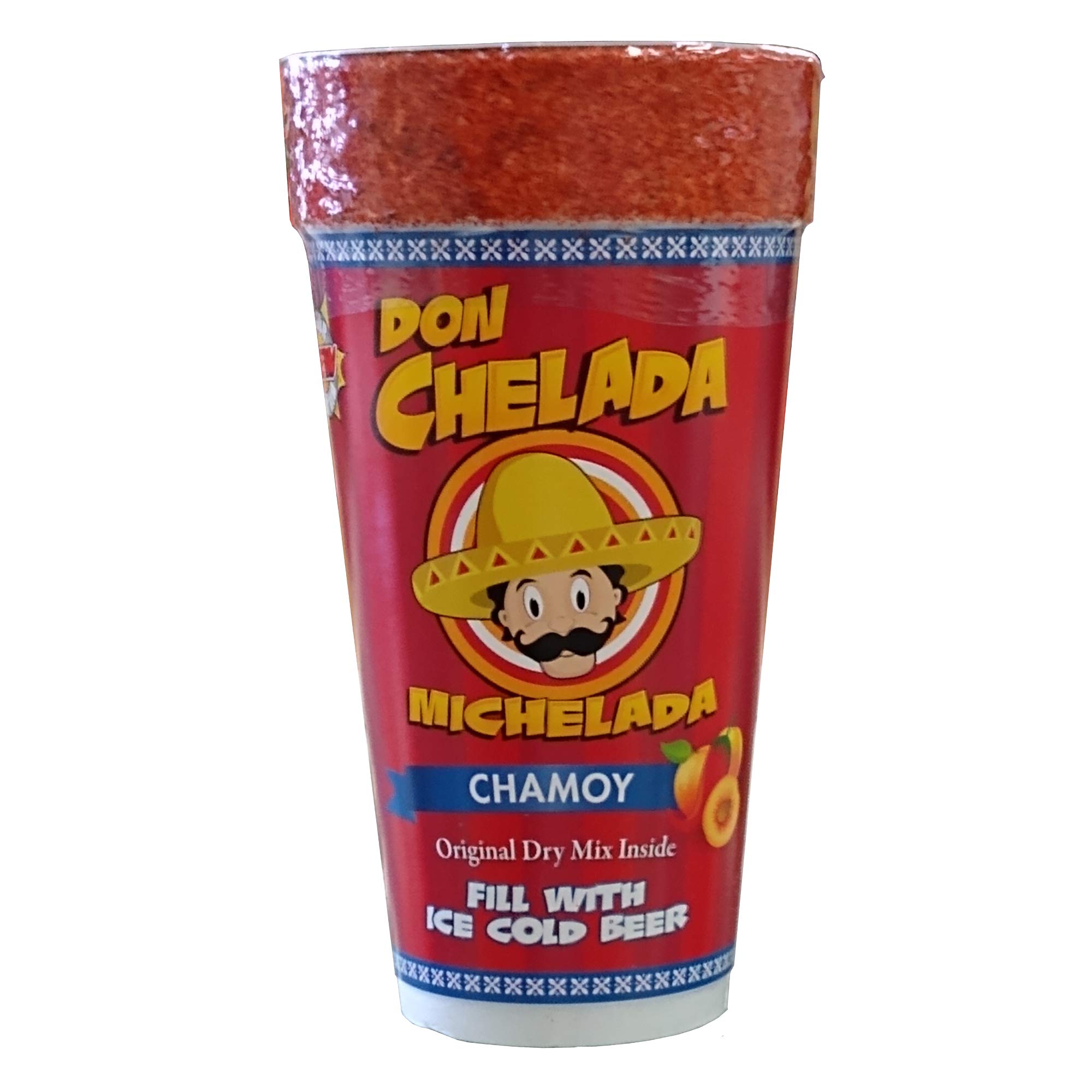 Don Chelada Michelada Chamoy Cup - 24 Pack | Premium Party Cups for Michelada, Beer & Cocktails | Perfect for BBQs, Tailgates & Summer Gatherings