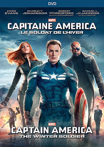 Captain America: The Winter Soldier - Official Marvel Movie DVD & Blu-ray - Action-Packed Superhero Film for Home Entertainment & Movie Nights