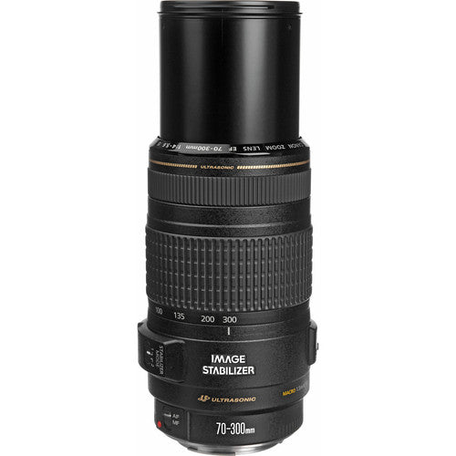 Canon EF 70-300mm f/4-5.6 IS USM Telephoto Zoom Lens with Camera Bag & 64GB SD Card - Perfect for Wildlife Photography, Sports Events and Travel Adventures