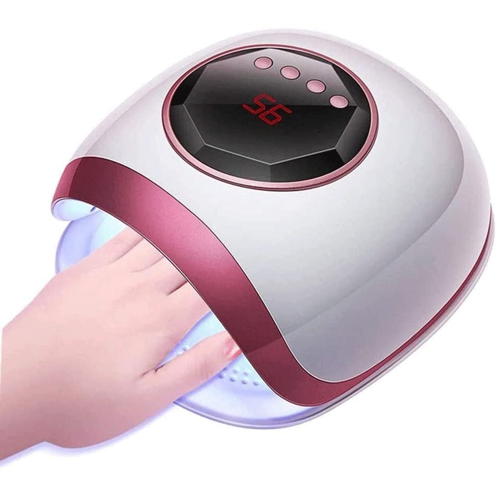 YIAKU 72W UV LED Nail Lamp for Gel Polish Curing - Professional Nail Art Manicure Tools with 4 Timer Settings - Perfect for Home Salon, DIY Nail Care & Professional Use