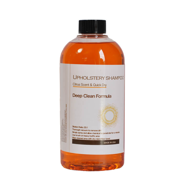 Best Upholstery & Carpet Citrus Shampoo Cleaner - Natural Stain Remover for Sofa, Car Seats & Home Decor - Fresh Orange Scent for Pet Hair & Odor Elimination