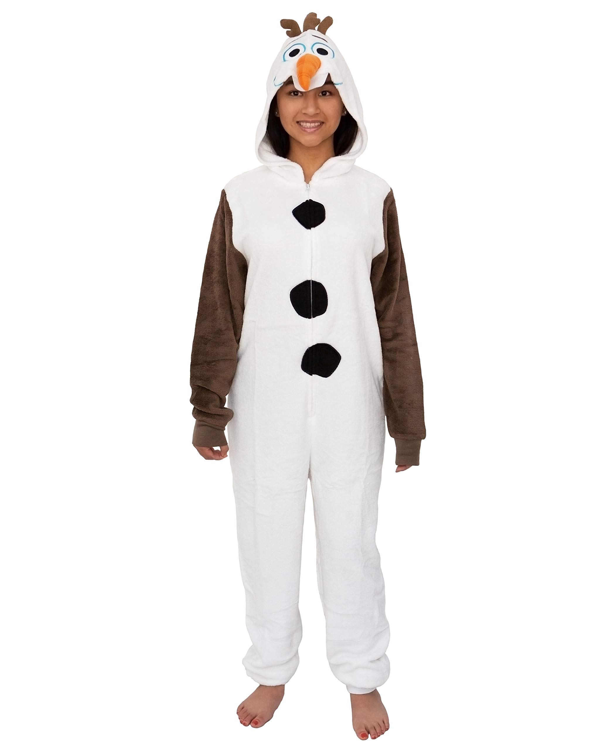 Disney Frozen Olaf Women's Bodysuit - Cozy & Fun Costume for Halloween, Cosplay & Themed Parties