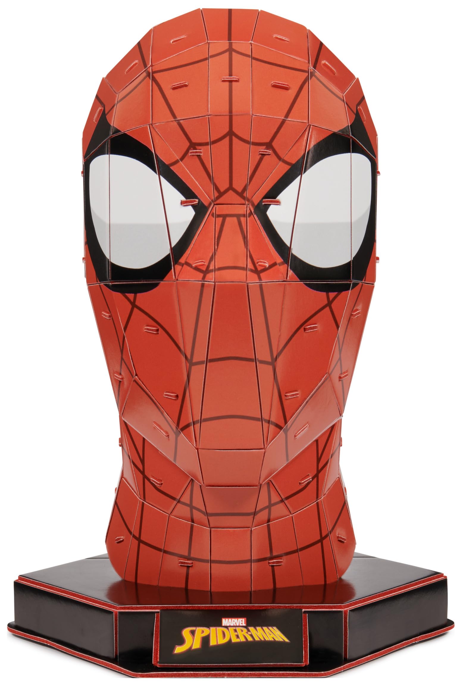 4D Build Marvel Spider-Man 3D Puzzle Model Kit - 82 Pcs with Display Stand | DIY Building Toys for Adults & Teens 12+ | Spider-Man Collectible Desk Decor | Perfect for Home Office, Gifts & Superhero Fans