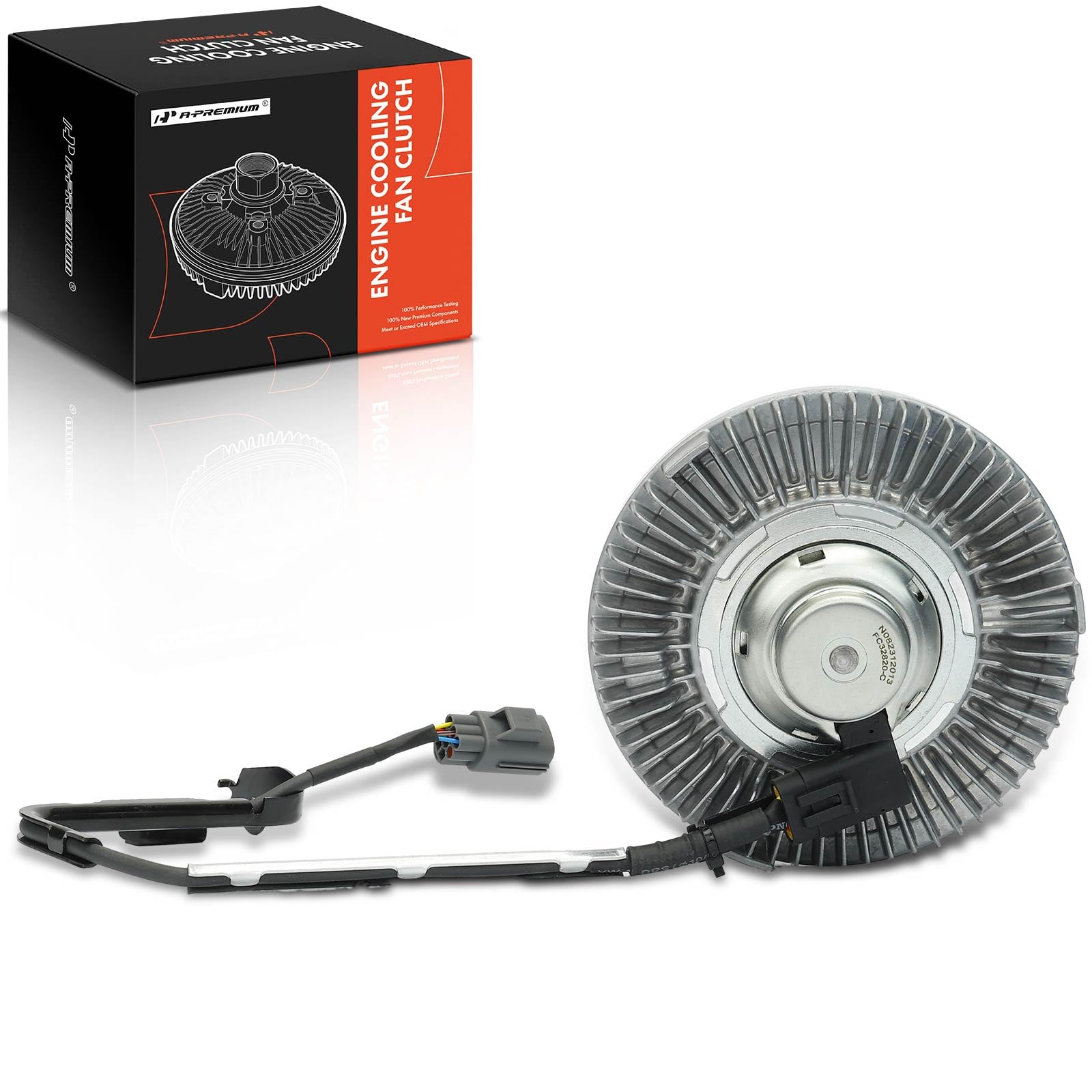 Premium Electronic Radiator Cooling Fan Clutch for Dodge Ram 2500/3500 (2004-2009) & Ram 4500/5500 (2008-2010) - Compatible with 5.9L & 6.7L Turbo Diesel Engines - Replaces OEM# 55056990AA/AB - Ideal for Off-Roading & Heavy-Duty Towing