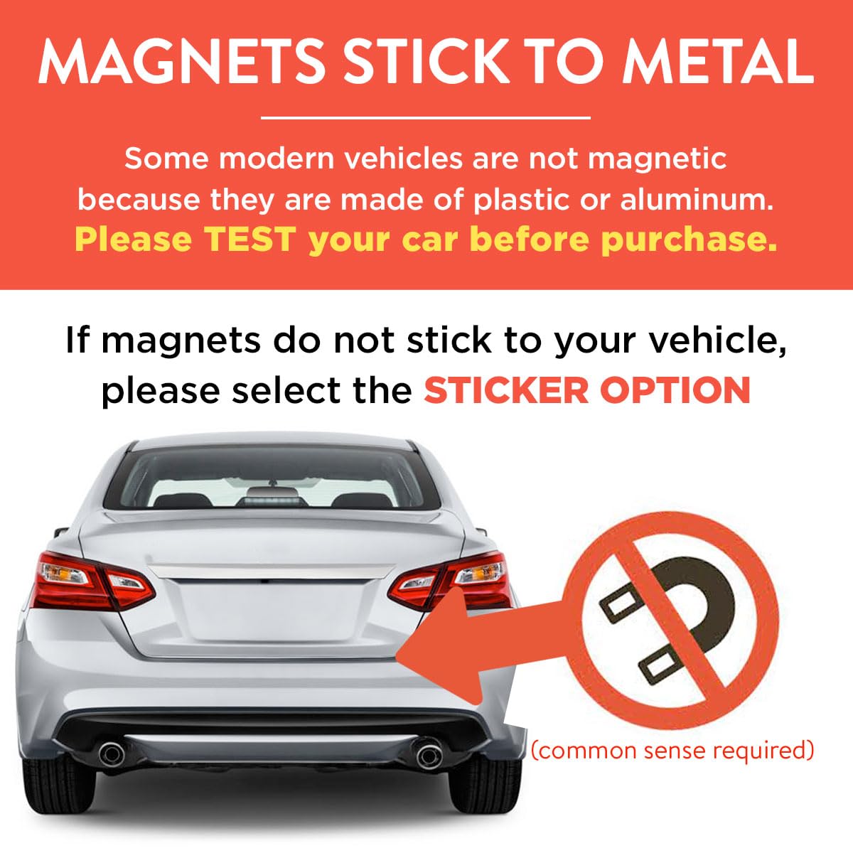 Rio Salto 3-Pack Large Reflective Car Magnets - 'Please Be Patient' & 'Student Driver' Funny Magnetic Bumper Accessories for New Drivers, Rookie Prank Gifts | Perfect for Learner Vehicles, Safety Awareness & Humorous Road Scenes