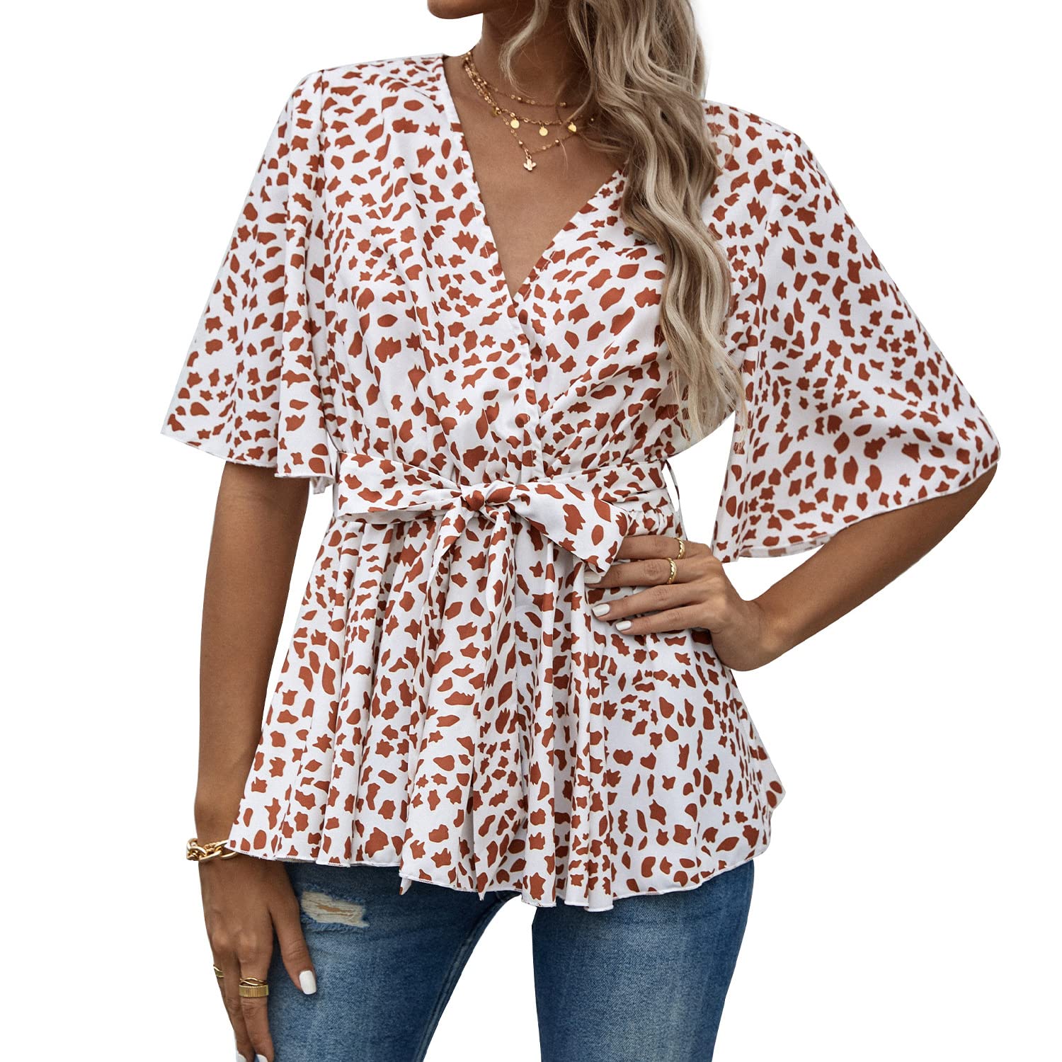 YBNGUAA 2022 Women's Summer Dresses - V-Neck Party & Casual Beach Dress, Elegant Evening Gown for Outdoor Events, Vacations & Date Nights | Fashionable Flowy Midi Dress