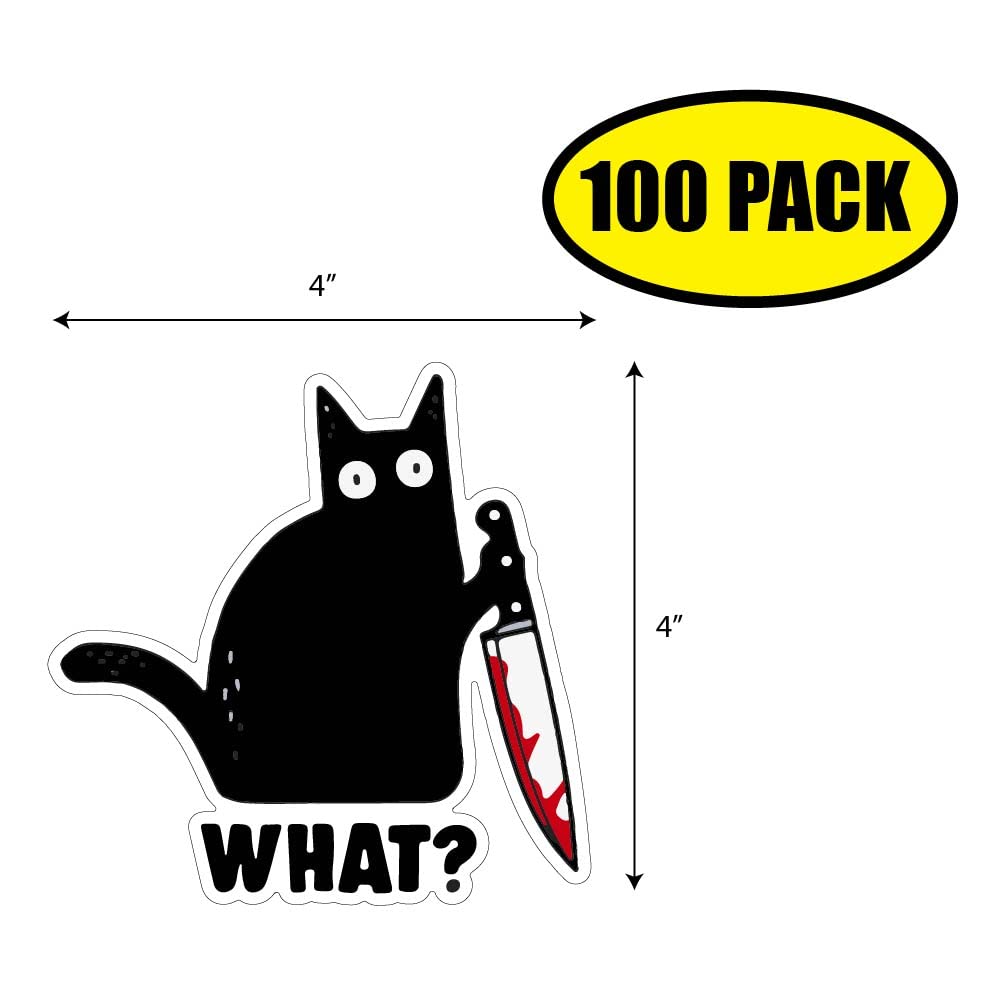Funny Cat Vinyl Sticker Decal (4