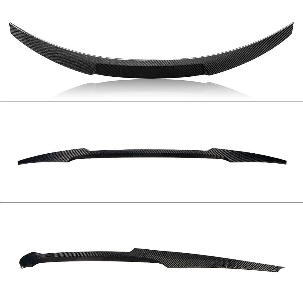 AeroBon Real Carbon Fiber Trunk Spoiler for 2019-2025 BMW 3 Series G20 Sedan & G80 M3 | MV Style Spoiler | High Gloss Finish | Easy Installation | Perfect for Car Enthusiasts & Performance Upgrades