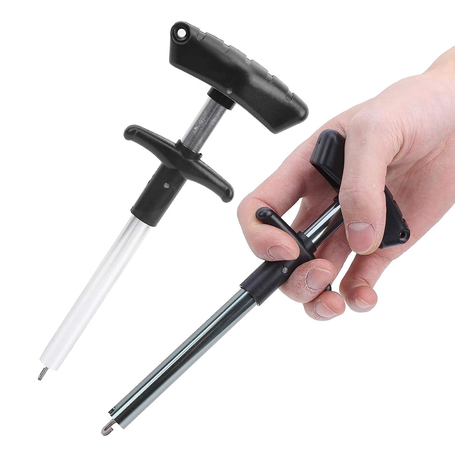 2-Pack Fishing Hook Remover Tool Set - Durable Stainless Steel Hook Extractor for Anglers, Boat Fishing & Outdoor Enthusiasts - Perfect for Catch & Release, Saltwater & Freshwater Fishing