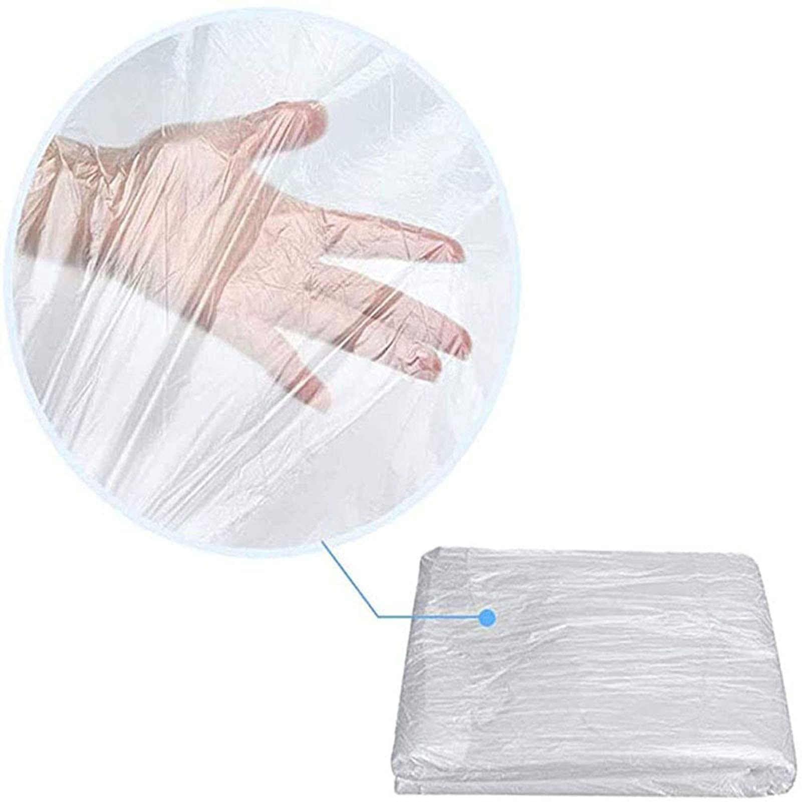 90/180 Pcs Disposable Spa Bed Covers - Waterproof & Oil Proof Plastic Sheets for Massage Tables - Portable SPA Bedspread Fitted for Beauty Salon, Sauna & Home Use - Protects Against Stains & Germs