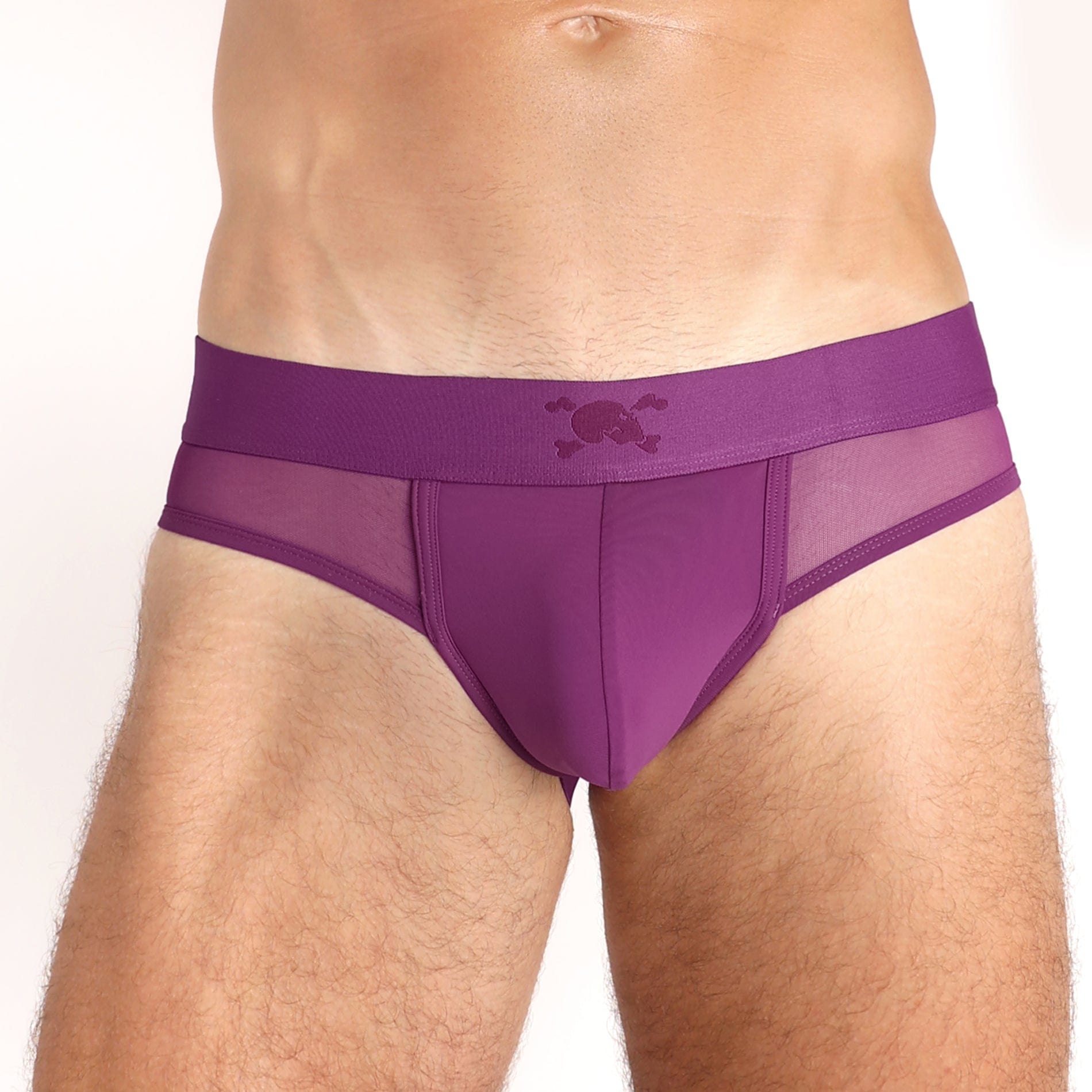 Enhance Mesh Y Jock Purple - Breathable Supportive Underwear for Men, Gym & Sports Activities | Comfortable & Durable Workout Jockstrap