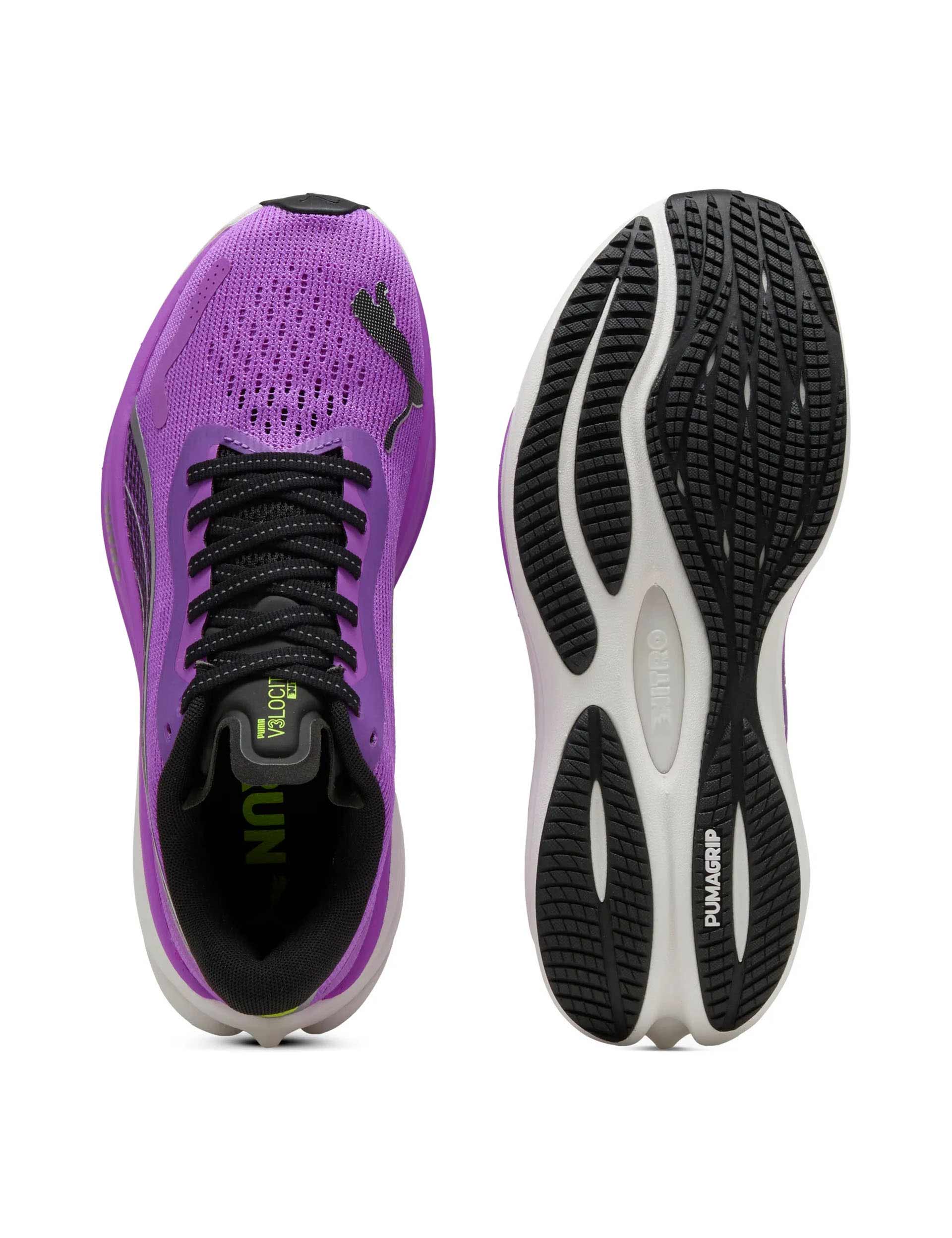 Velocity NITRO 3 Running Shoes for Women - Lightweight Pure Magenta Athletic Sneakers for Jogging, Gym Workouts & Daily Wear