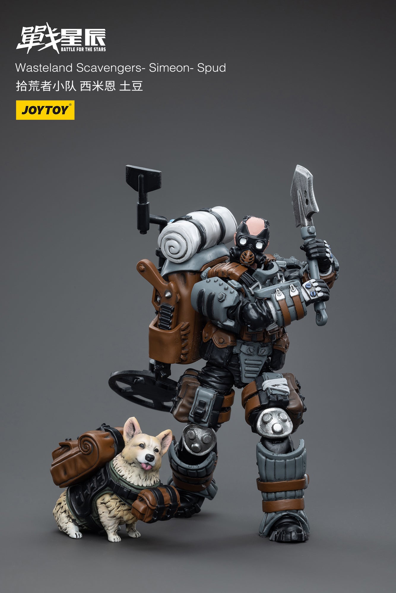 1/18 JOYTOY 3.75 Inch Wasteland Scavengers Action Figure - Simeon & Spud Collectible Model for Post-Apocalyptic Diorama and Gaming Scenes